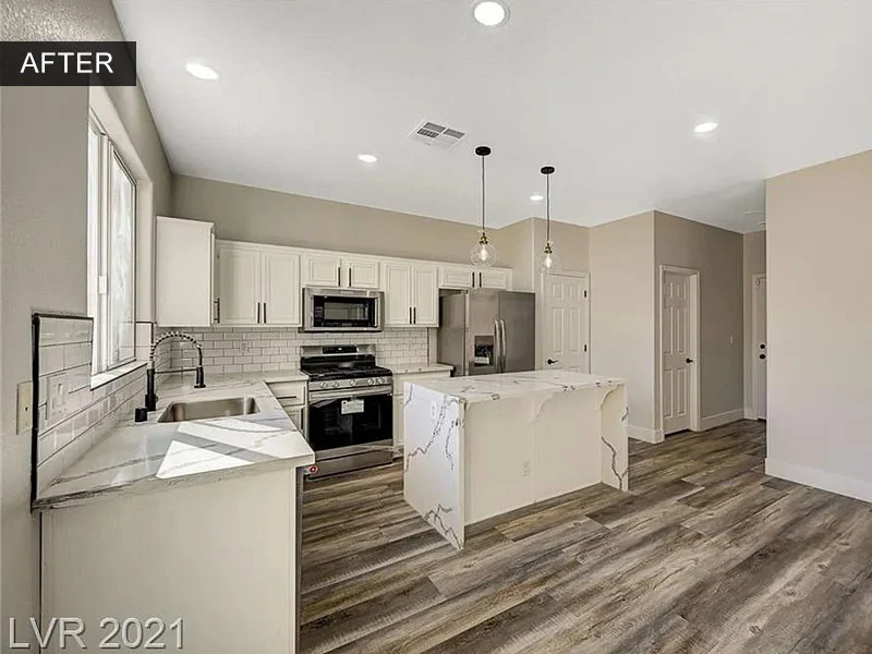 Las Vegas Kitchen Makeovers kitchen island design